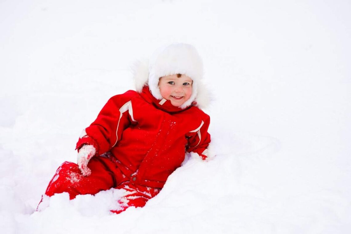 Dress Children In The Snow To Play